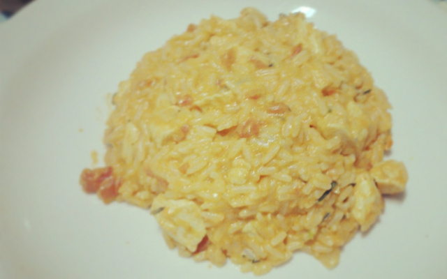 Risoto de frango