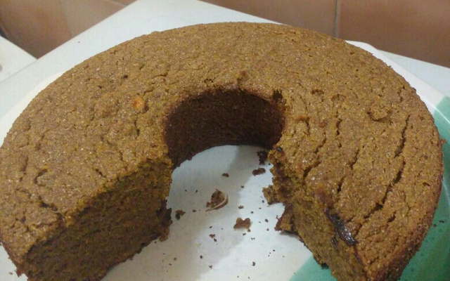 Bolo de farelo de trigo e cenoura supermacio