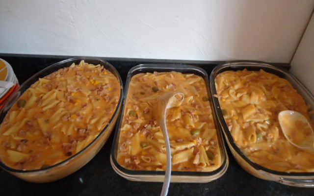 Macarrão na panela de pressão