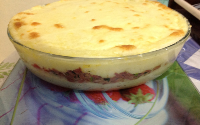 Escondidinho de carne de sol