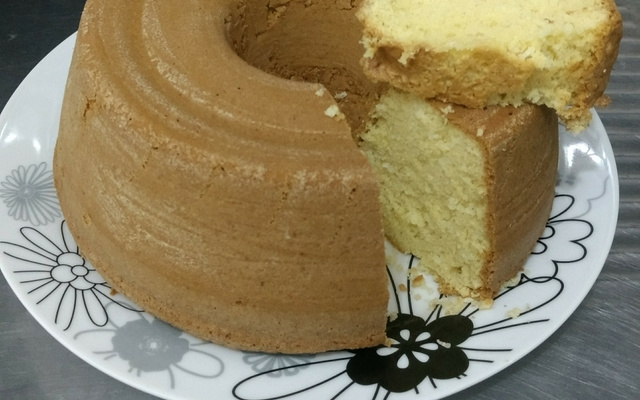 Bolo de fubá fofinho