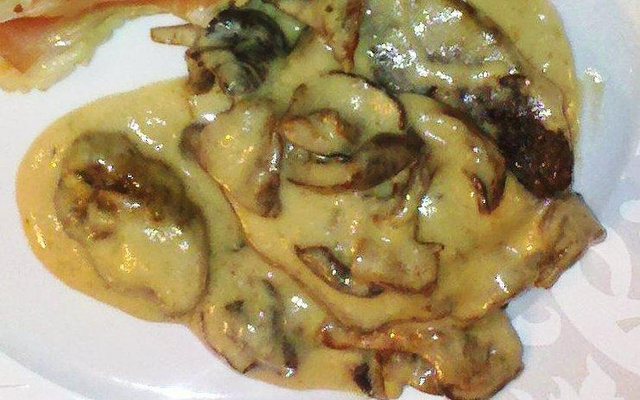 Filé ao funghi e mostarda dijon