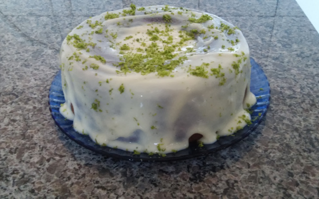 Bolo vulcão de Limão