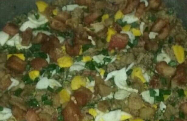 Farofa de feijão andu