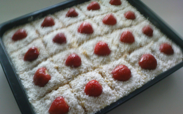 Bolo de coco molhadinho