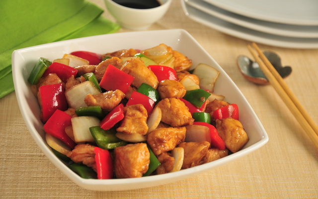 Frango xadrez China House