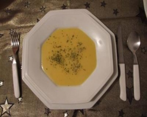 Creme de mandioquinha