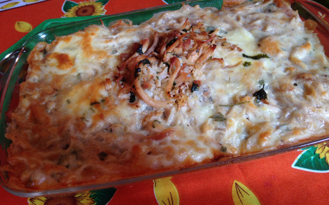 Arroz de forno rápido e simples