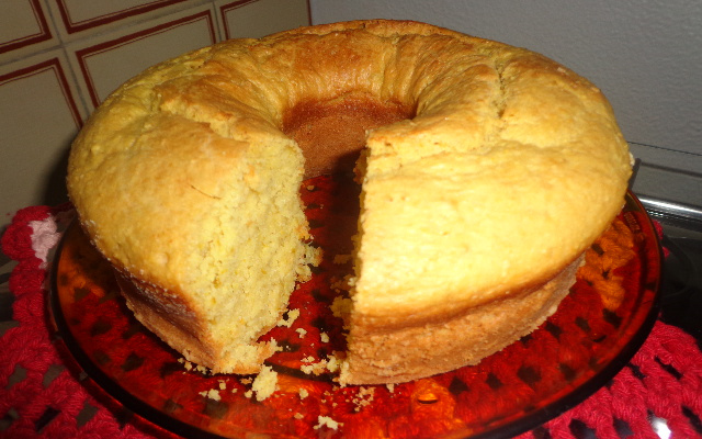 Bolo de laranja com casca diet