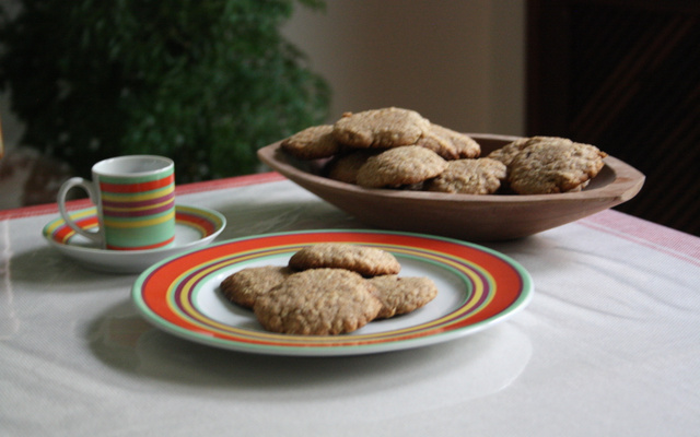 Biscoito aveia e banana
