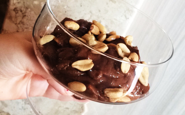 Sorvete fit de chocolate