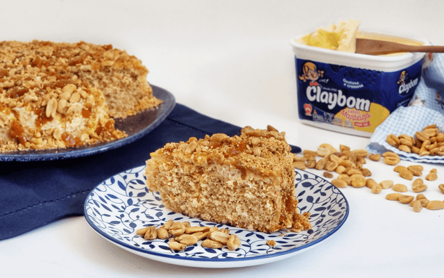 Bolo crocante de amendoim 