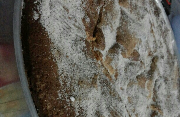 Bolo de fubá com banana