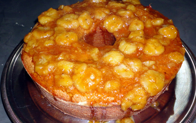Bolo de casca de Banana