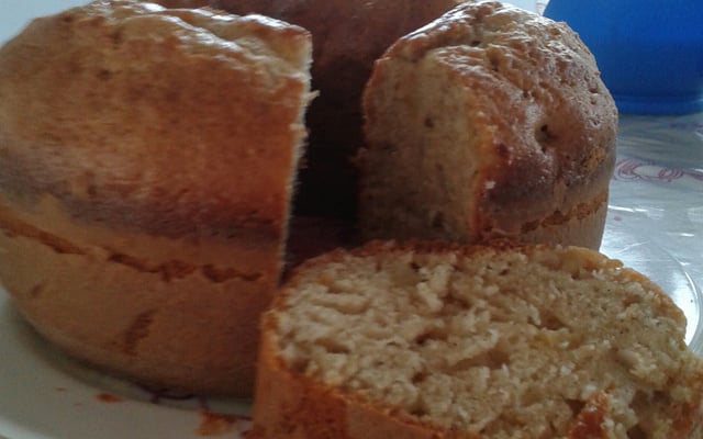 Bolo de maçã de liquidificador