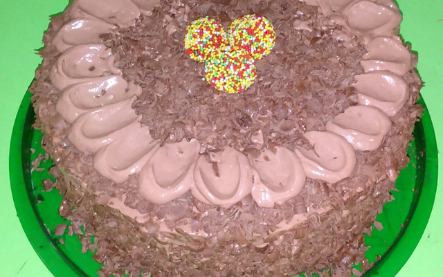 Bolo mousse de chocolate (choco bolo)