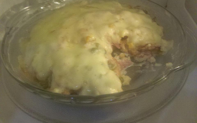 Lasanha de pão ao molho branco