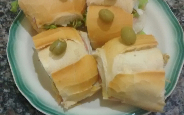 Lanche de lombo canadense