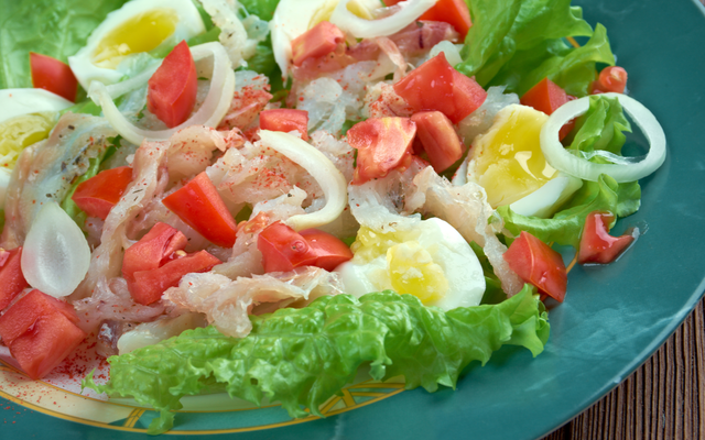 Salpicão de bacalhau