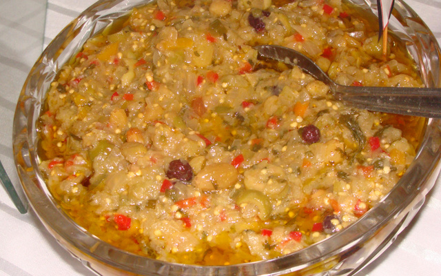 Antepasto de berinjela da Katy