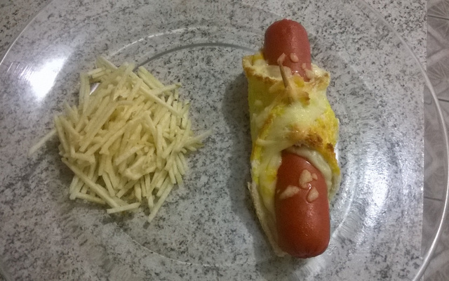 Enrolado de salsicha