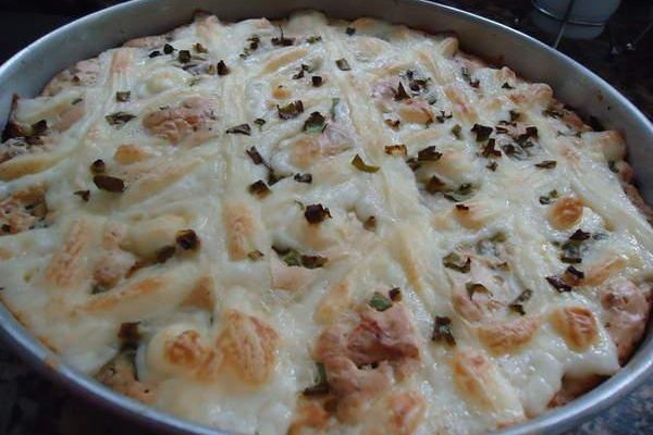 Torta rápida e saborosa de frango