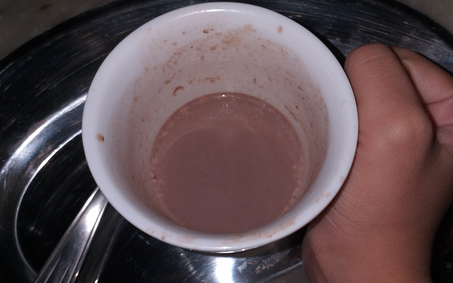 Chocolate quente de micro-ondas 