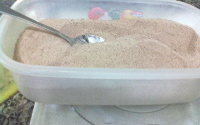 Pó de cappuccino caseiro