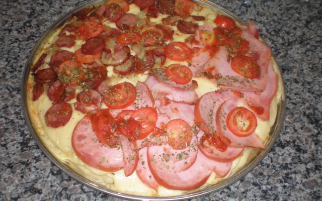 Massa de pizza rápida e fácil