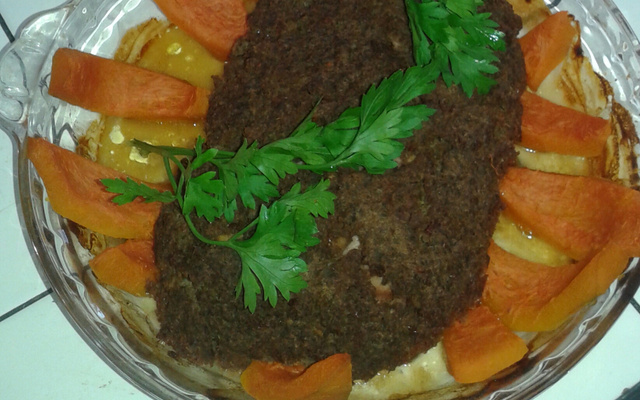 Rocambole de carne moída