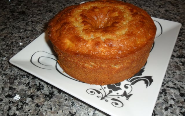 Bolo de maçã e mel
