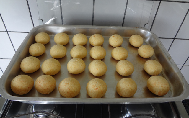 Pão de queijo especial com polvilho e fécula