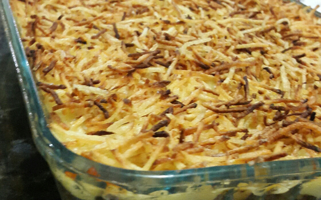 Escondidinho de carne moída