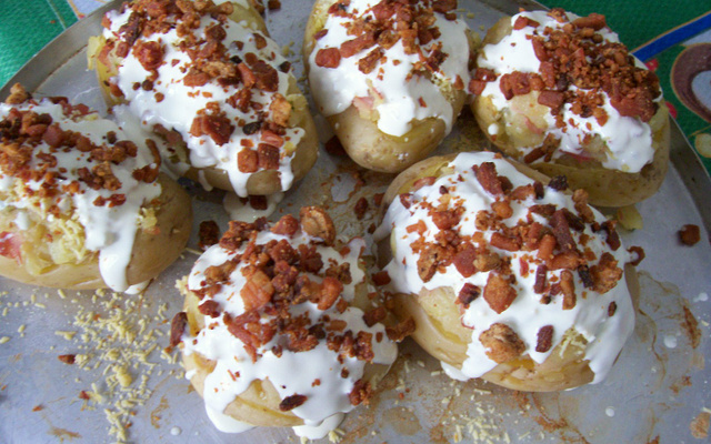 Baked Potato com bacon
