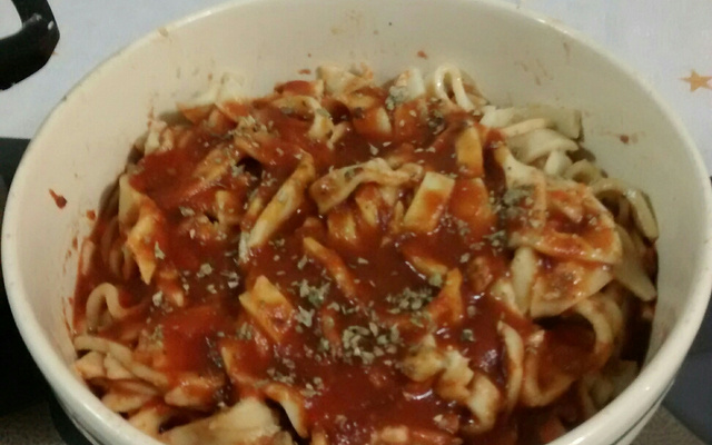 Massa de macarrão caseiro