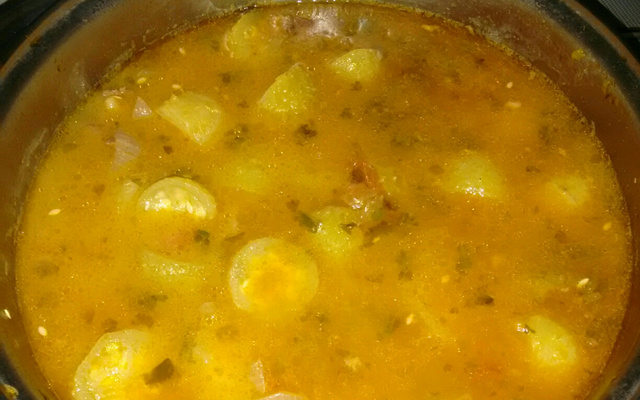 Molho de quiabo e maxixe com charque