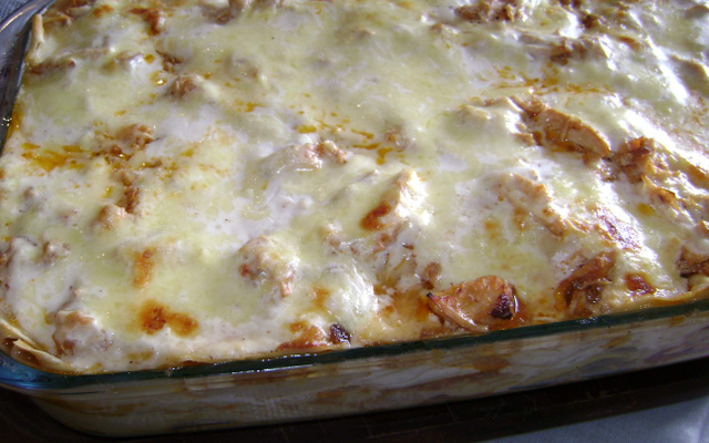 Lasanha de frango da Vó Zelça