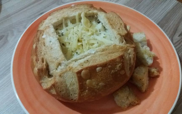 Sopa creme de palmito