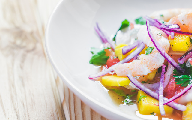 Ceviche de kani fácil