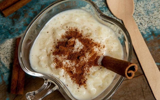 Arroz doce com leite condensado