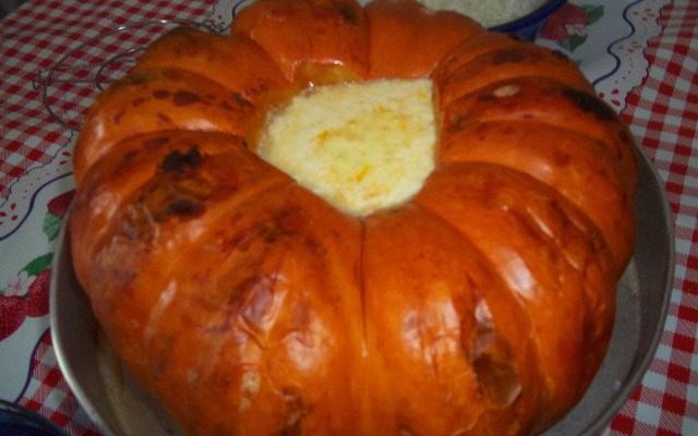 Camarão na moranga do Luiz