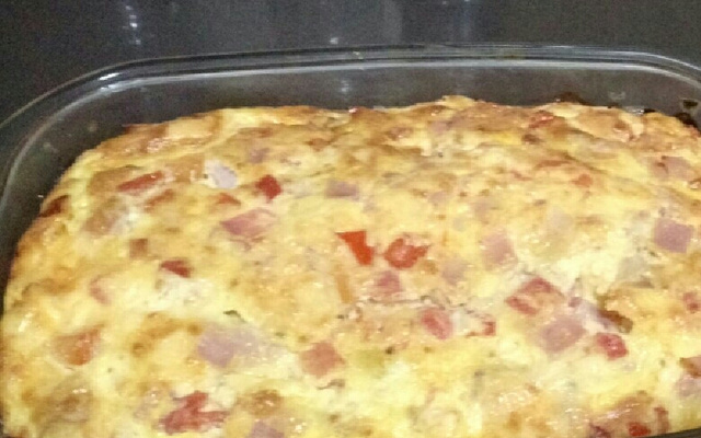 Omelete de forno sem óleo