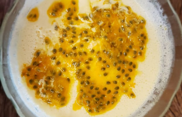 Mousse de maracujá sem gelatina