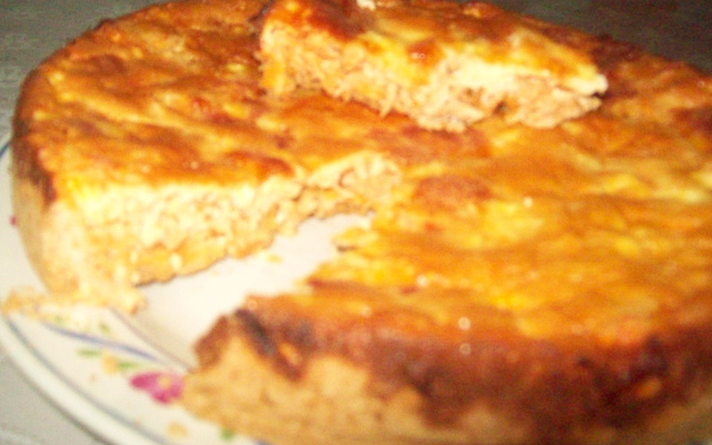 Torta cremosa de frango