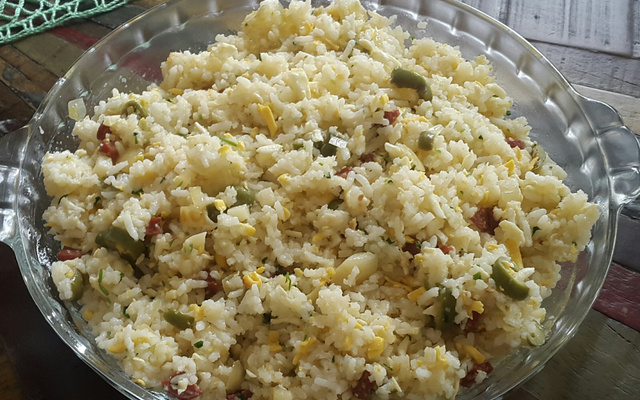 Arroz temperado delicioso