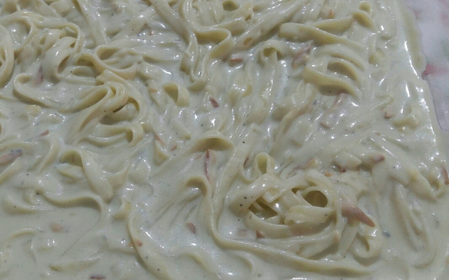 Macarrão aos quatro queijos