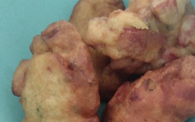 Bolinho de chuva de salsicha