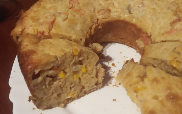 Torta de sardinha ou atum econômica