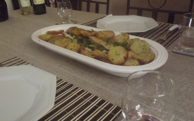 Filé de pescada ao forno