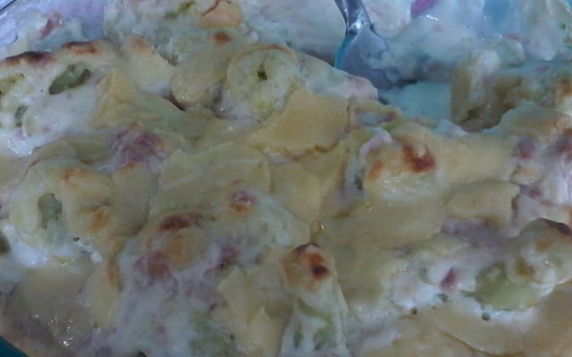 Couve-flor gratinada